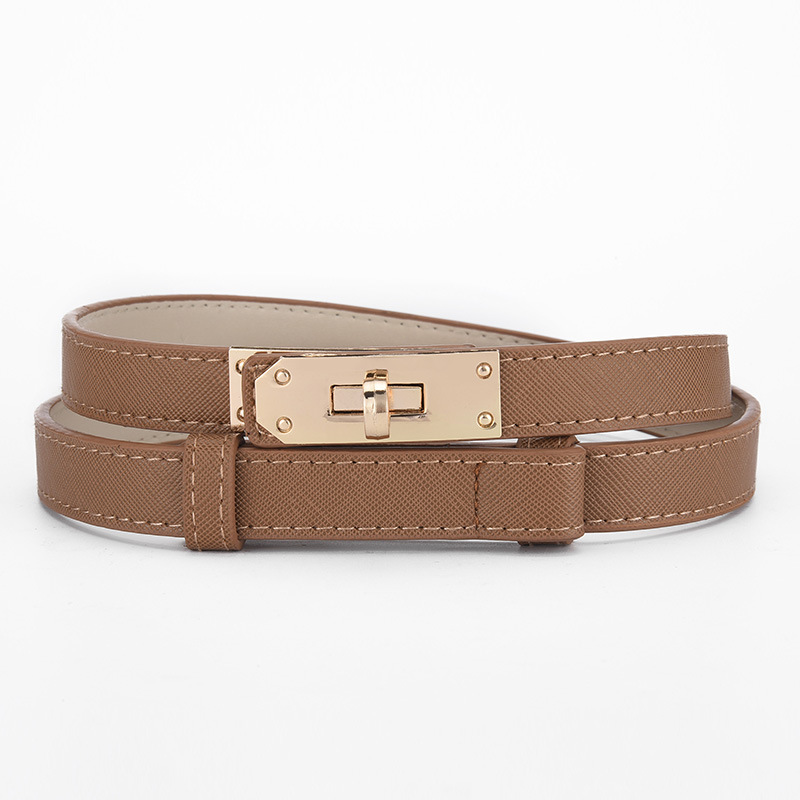 Las mujeres Corea del Sur moda cintura delgada cinturón de las mujeres con la decoración del vestido