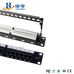 Category 6 24-Port Unshielded Patch Panel