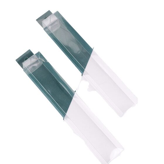PVC Box Transparent Rectangular PET Plastic Box Coffee Snack Gift Packaging Box Cake PP Transparent Plastic Box Customization