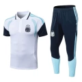26 Argentina White Half-Zip Pants Set
