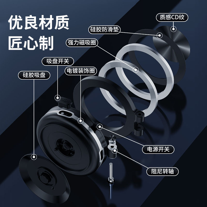 Senfan S16 soporte de absorción de vacío para teléfono móvil Magsafe especial para navegación de automóviles 360 ° de rotación