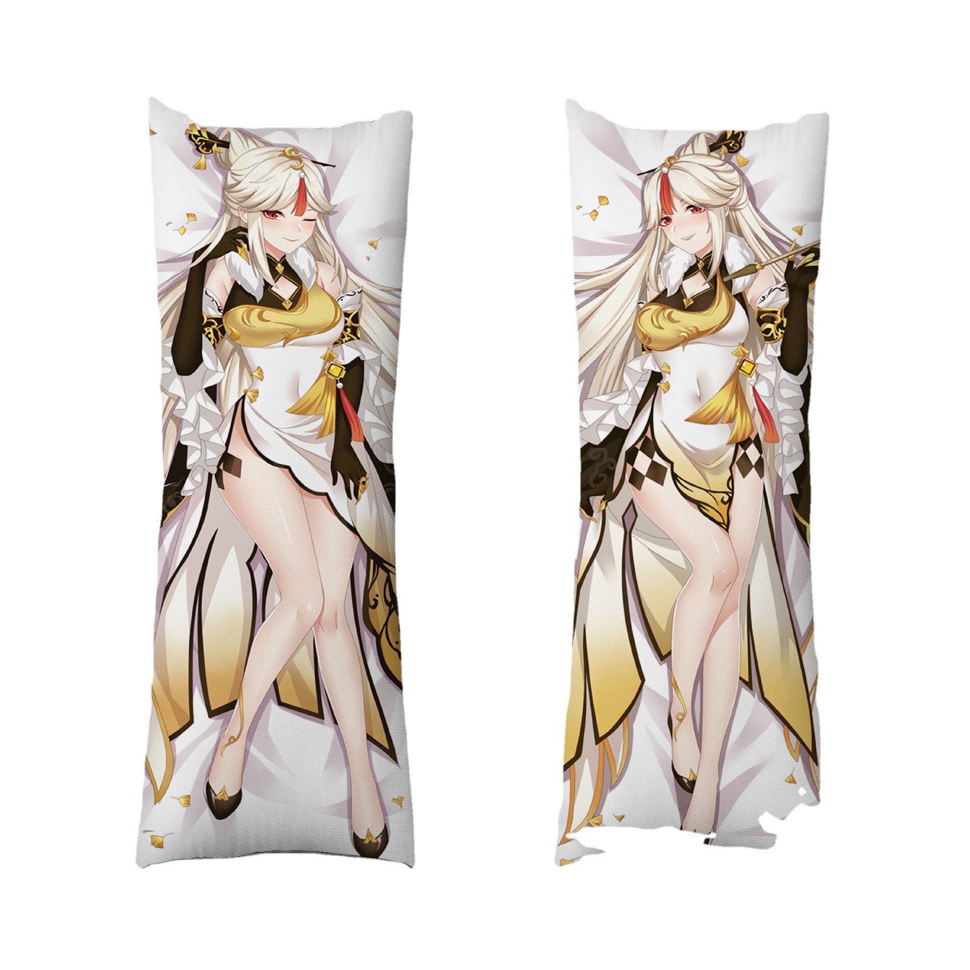 Genshin Impact Livsstorlek Dakimakura Ganyu Lång Kuddöverdrag