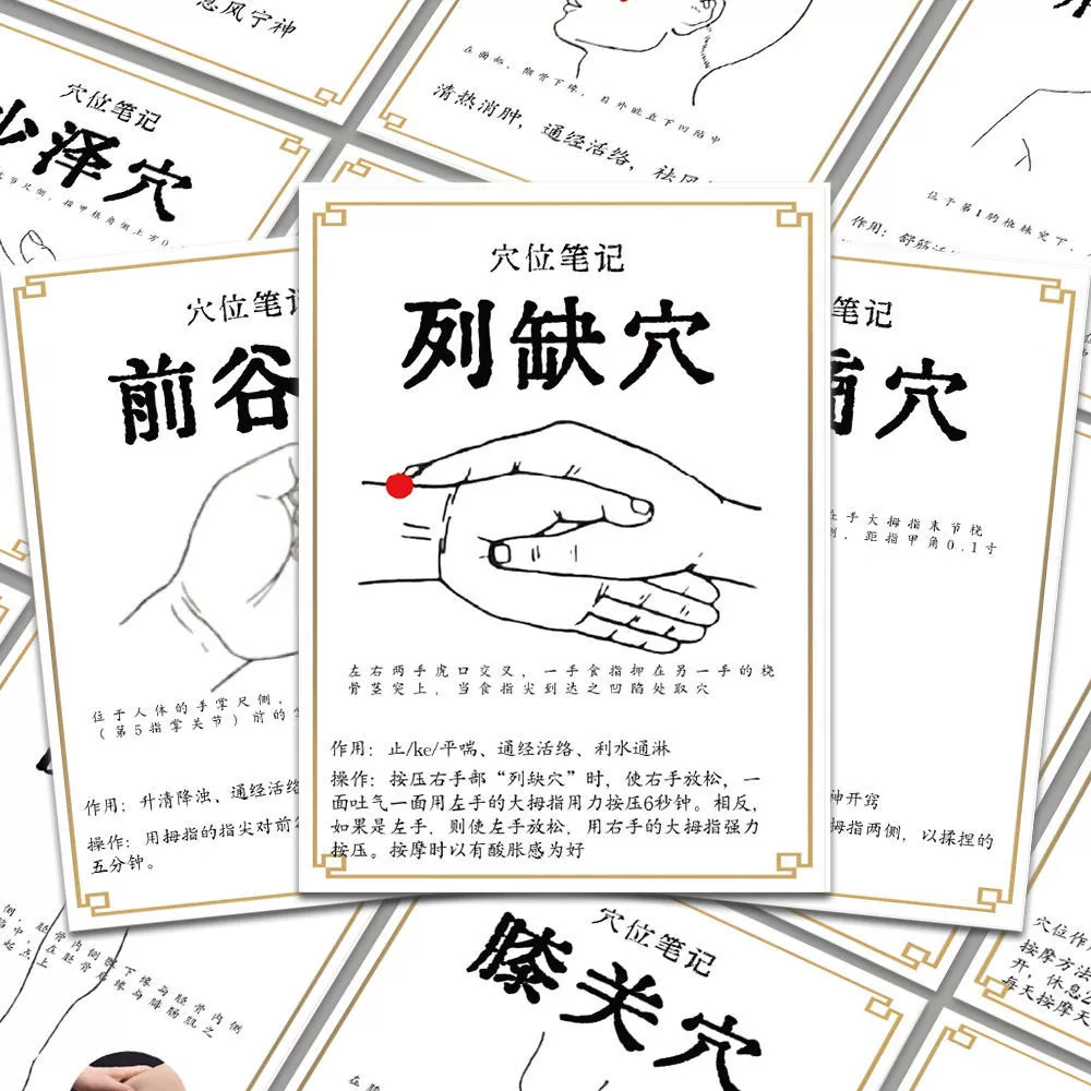 120 акупунктурных наклеек для здоровья TCM стикер для изучения человеческого тела