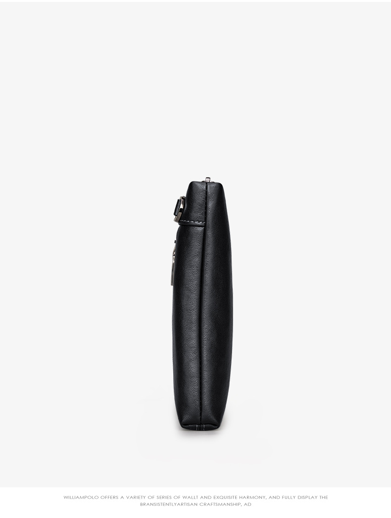 Túi clutch nam da thật Emperor Paul dung tích lớn phong cách thời trang, phong bì công sở chi tiết 14