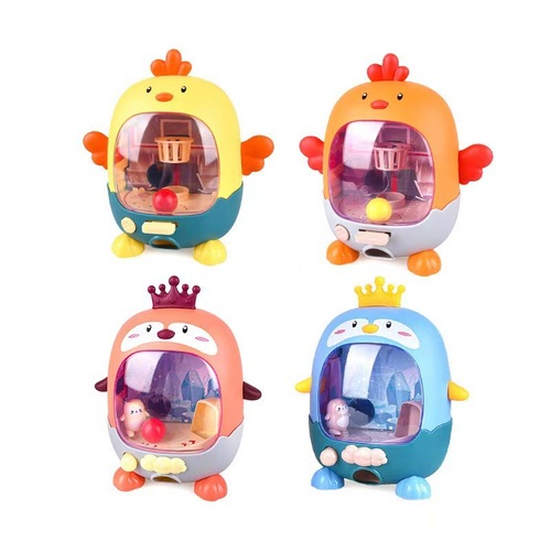 Children's educational desktop chick shooting toy finger press ejection concentration training leisure decompression game console