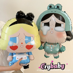 泣き虫漫画バルーンかわいい泣いている赤ちゃん子供の休日の誕生日ギフトパーティーアレンジメント装飾アルミフィルムバルーン