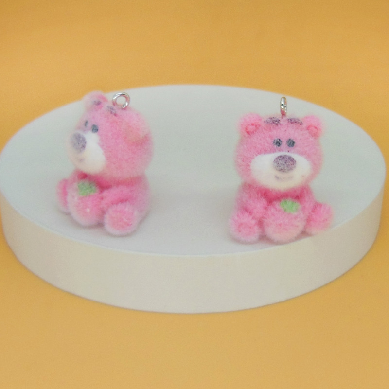 日本と韓国のかわいい植毛小動物ペンダント手作り DIY 携帯電話チェーンバッグペンダント植毛人形ジュエリーアクセサリー|undefined