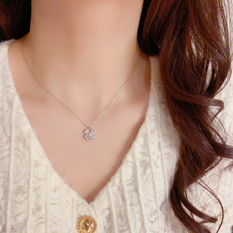 Four Leaf Clover Necklace - Image 4