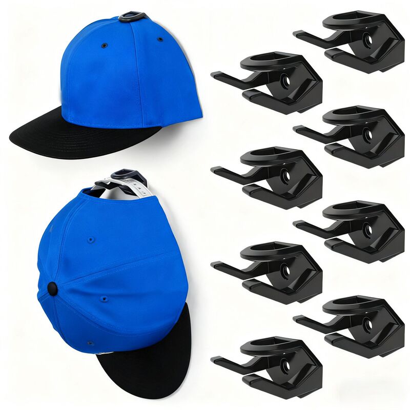 2025 Cross-Border Baseball Hat Hook Seamless Adhesive Display Storage Hook Factory Direct Supply Hot Hooks Hook