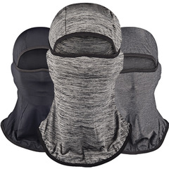 冰絲防曬頭套面罩夏季戶外騎行摩托車透氣防曬防風套頭帽騎行面罩