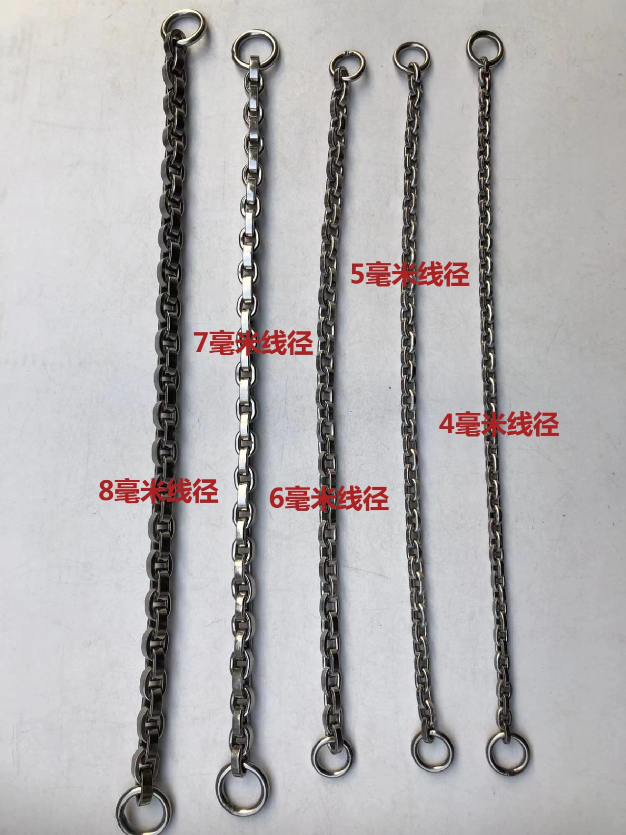 Нержавеющая сталь, держащая собачью цепочку