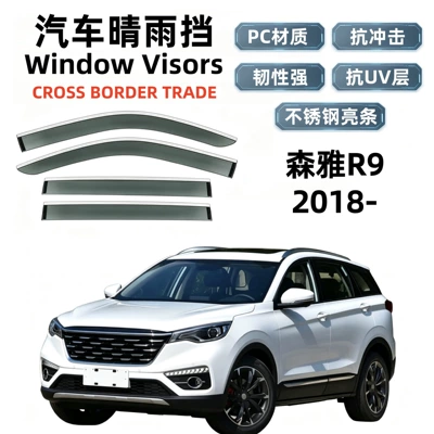 Suitable for 18 models of Senya R9 rain guards, car window rain shields, cross-border export and dropshipping