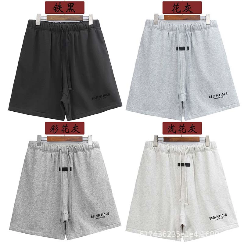 Шорты свободного кроя с принтом и шнурком, модель FOG Season 8, для трансграничной торговли