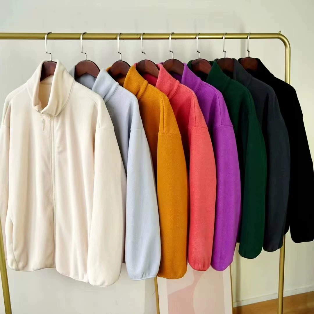 Рекомендуемые осенние и зимние женские флисовые молнии куртки-матки теплые куртки примерочная куртка с длинными рукавами