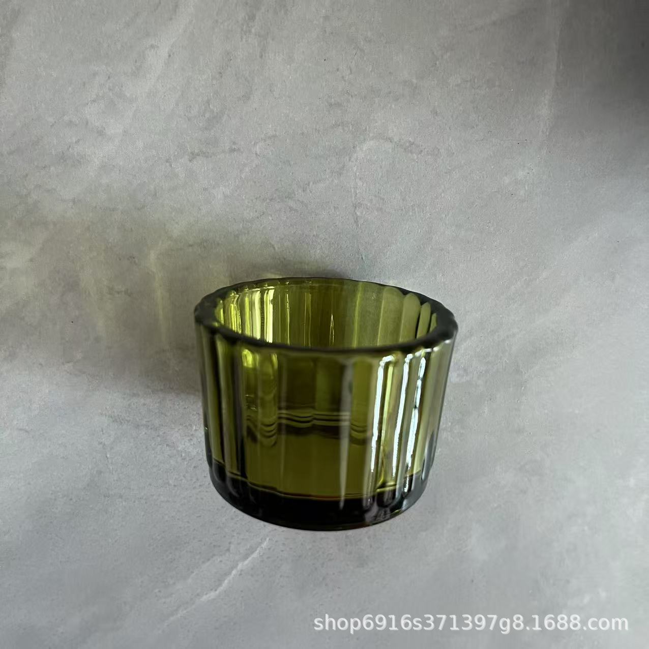 Vaso para Velas Aromáticas de Vidrio para Velas en Bloque image 9