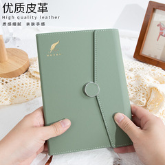 A5三折筆記本新款B5高檔記事本辦公會議高顏值筆記本定製logo