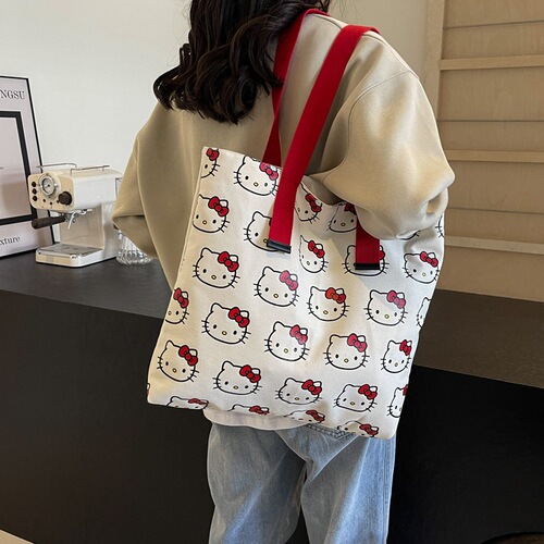 Spring and Summer New Single Strap Shoulder Bag for Women, Handbag Shopping Bag, Fashion Student Homework Bag, Large Capacity Women's Bag