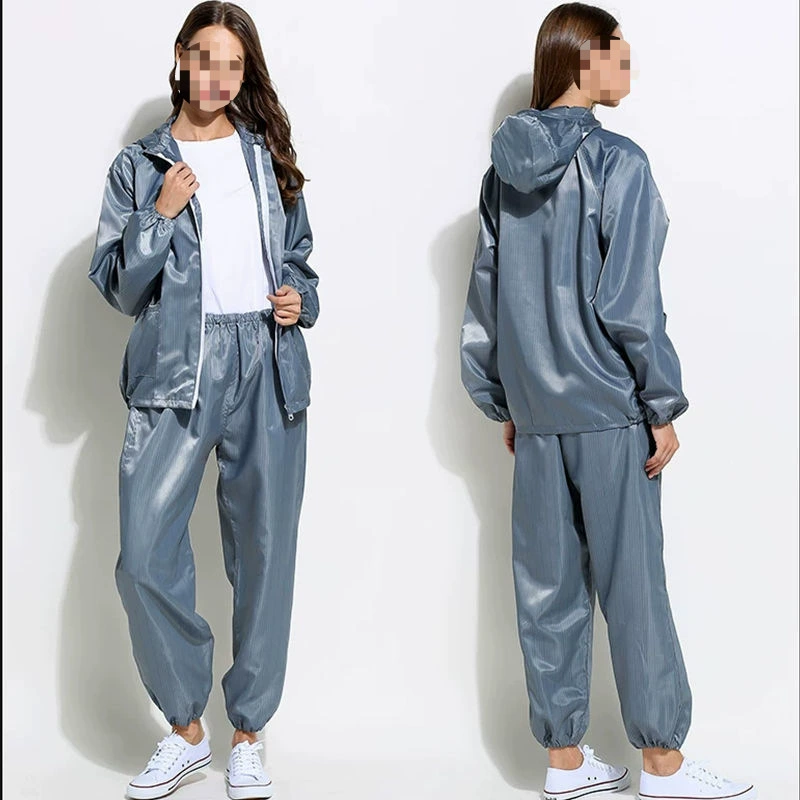 Окрашенная из каменной ваты защитная одежда антистатическая с капюшоном сплит одежда без пыли сплит-пылезащитная рабочая одежда пылезащитная одежда