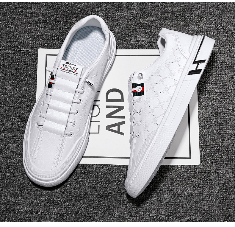 Sneakers, Herren-Sommer, Herrenschuhe, 2023, neu, atmungsaktiv, Sport, lässig, Netzschuhe, Jugend, trendy, vielseitig, weiß, Herrenschuhe_voghion.com