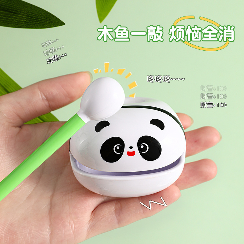 Cute Panda Muyu Buddha descomprime y estabiliza las emociones Decoración de escritorio de oficina Colgante de curación de regalo de pareja de dibujos animados