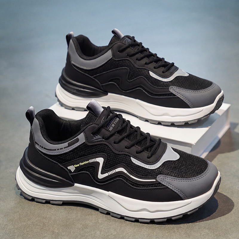 En verano, 2026, las nuevas zapatillas deportivas casuales masculinas son resistentes al desgaste y las zapatillas de correr de gama baja están de moda.