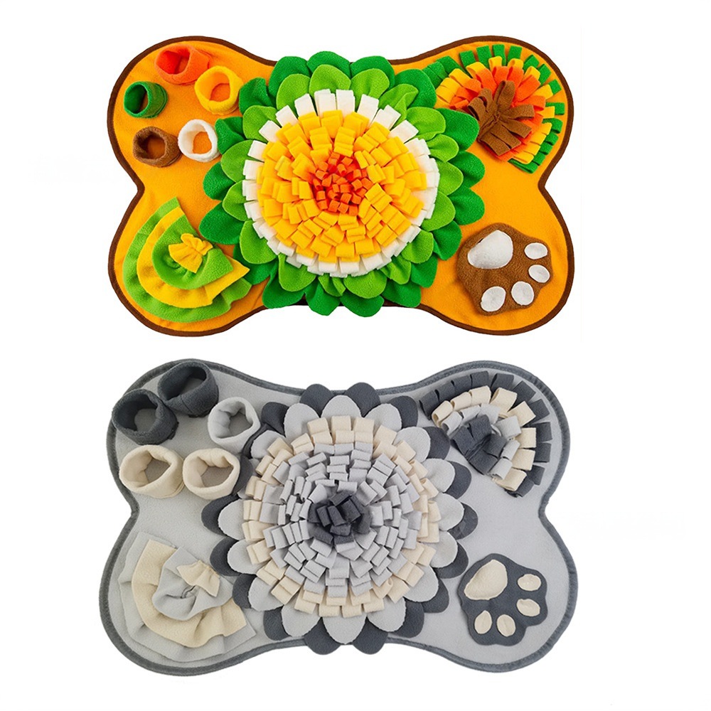 Nuevo hueso mascota olor Mat perro olor Mat entrenamiento estera educación lento comida estera mascota juguete