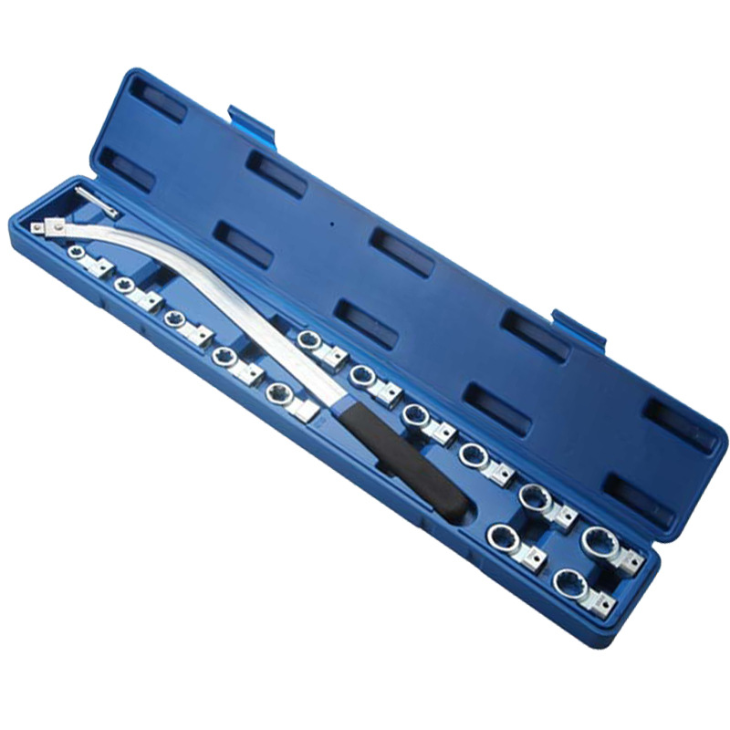 15件套汽车发动机皮带可调节扳手皮带轮拆装惰轮张紧专用汽修工具