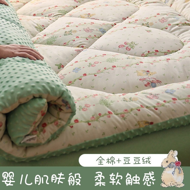 A Pure Cotton B Bean Velvet Mattress Upholstery Household Mattress Bedding Bedding Bedding Bedding Bedding Bedding Dormitory Tatami Mat