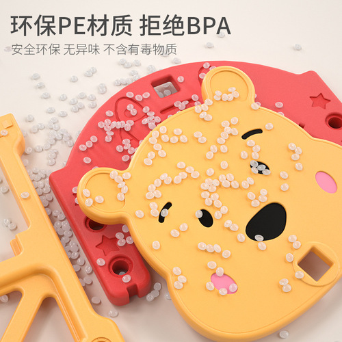 Cartoon basketball hoop adjustable basketball stand kids indoor toy home shooting frame home reinforced base
