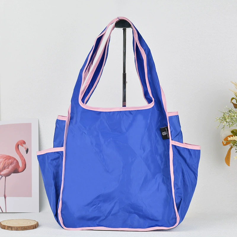 Capacious shoulder bag, foldable one-shoulder bag, shopping bag, (Physicals)