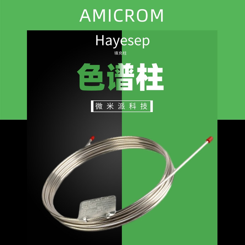 Hayesep T气相色谱柱不锈钢填充柱色谱分析柱气体分离柱国产GC柱