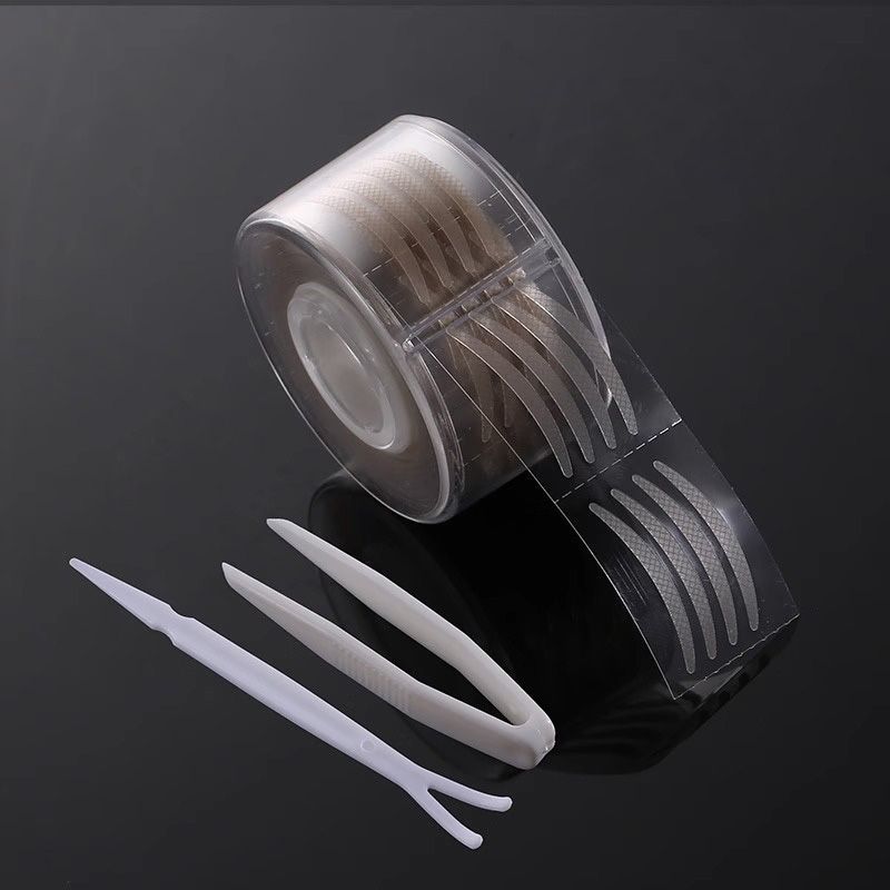Doble párpado pegatinas rollo Oliva maquillaje artista especial pinzas caja de almacenamiento Media Luna invisible natural sin fisuras ojo belleza