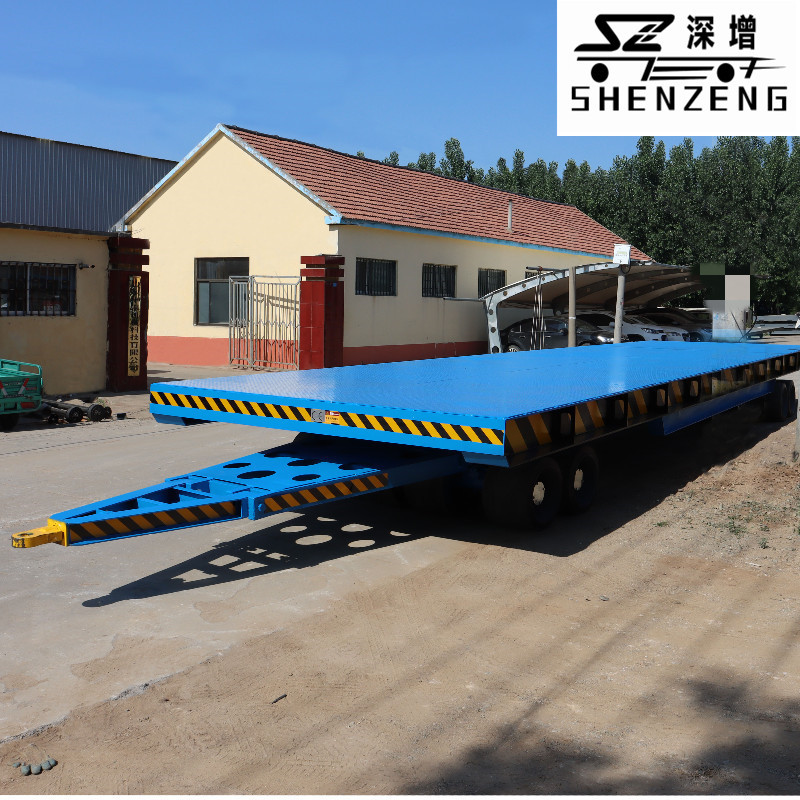 70吨平板拖车 厂内中转重型平板车 牵引车拖车 重型运输挂车