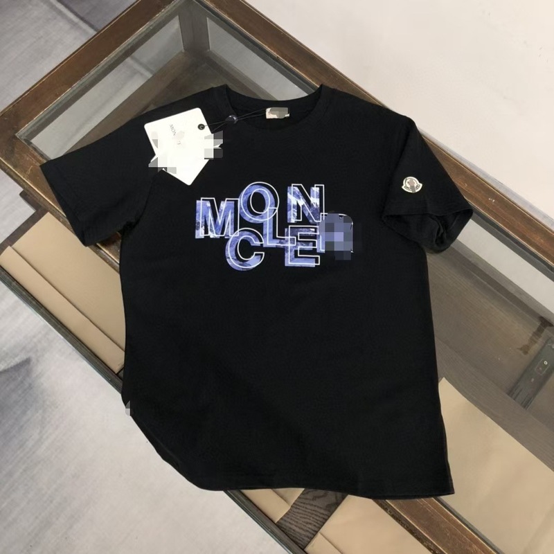 高バージョンの新しい純綿モンモンフルプリントベルクロ半袖ユニセックスTシャツトップカップル着用|undefined