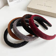 百搭丝绒发箍甜美发饰质感ins风头箍森系高颅顶品质头饰发卡发带