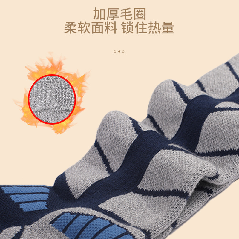 秋冬50%ウールスキーソックス、タオル底、アウトドア登山スポーツ、雪上用カシミヤソックス、メリノウールソックス