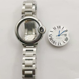 Replacement Dial Bubble Women's Watch 33mm Suitable for St6 Mechanical Movement Case Strap Needle Set Cross-Border Hot Sale