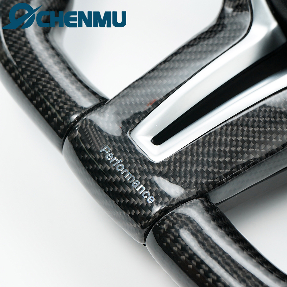 Suitable for BMW F series 1234567 series X1X2X3X4X5X6 modified carbon fiber LED steering wheel assembly