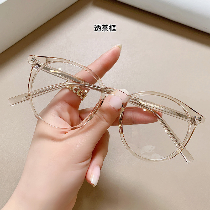 新商品の平光メガネフレーム透明ins風素顔神器ブルーレイ防止近視眼メガネフレームメガネフレーム卸売り|undefined