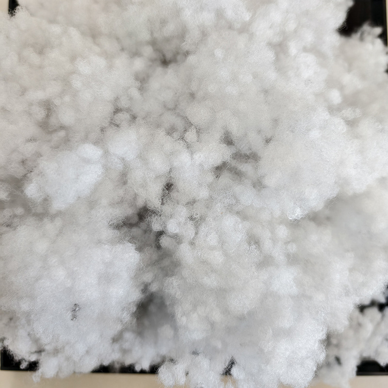 石墨烯 珍珠棉 蓬松化纤涤纶棉高弹太空棉喷胶棉填充物