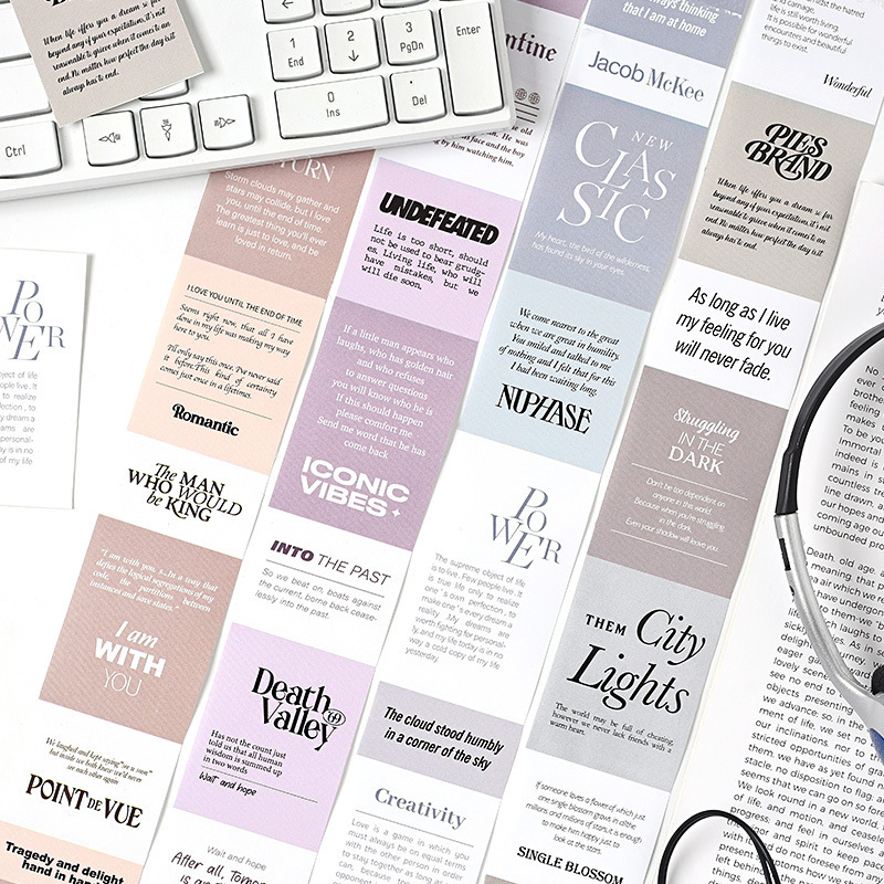 Caixa de cinta adhesiva de papel de papel de cobre Di Diario de cuentas de mano Pegatinas de paisaje Pegatinas de revistas europeas transfronterizas