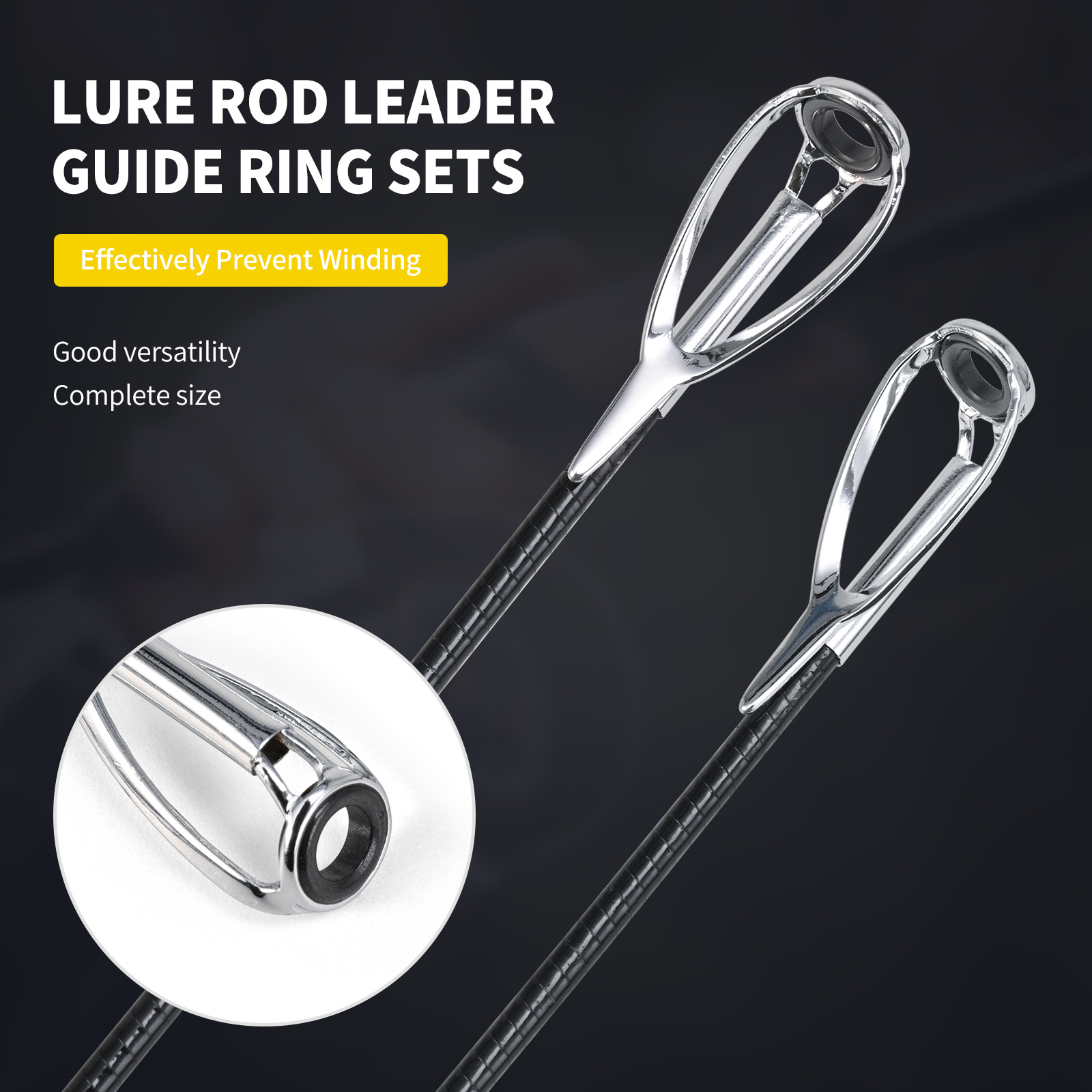 LEO/乐欧 28270【海竿路亚竿导环（顶环）银色】50枚盒装阿里巴巴