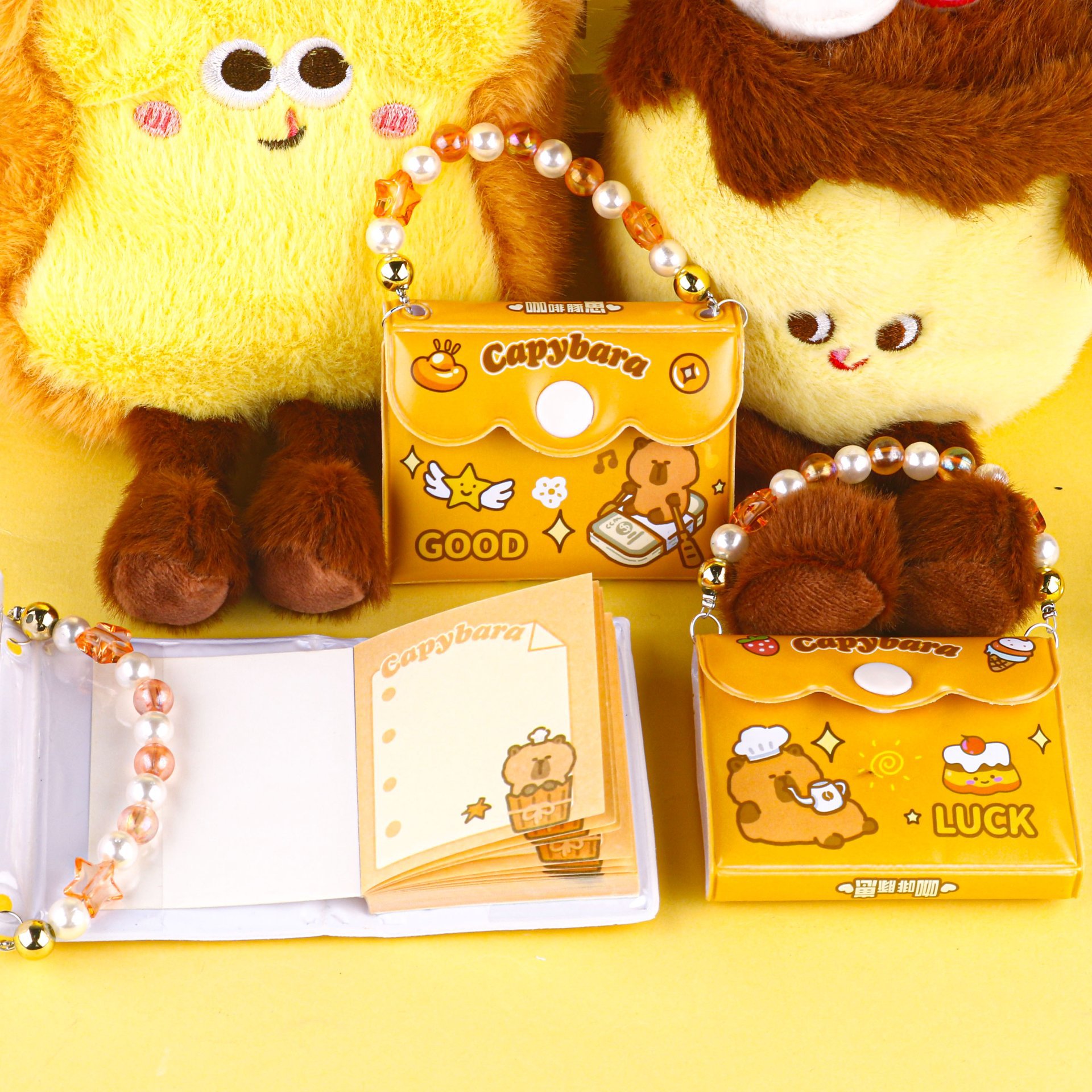 Cuaderno portátil cuentas cuero portátil portátil de bolsillo de alto valor de la cara de los niños notas mini pequeño cuaderno