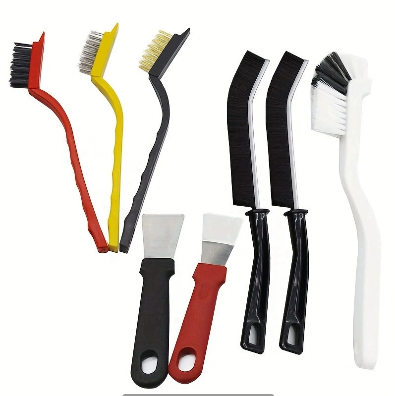 Амазонка 8 штук набор щеток для чистки щели многофункциональная небольшая угловая щетка для окна дорожки для ванной кухни