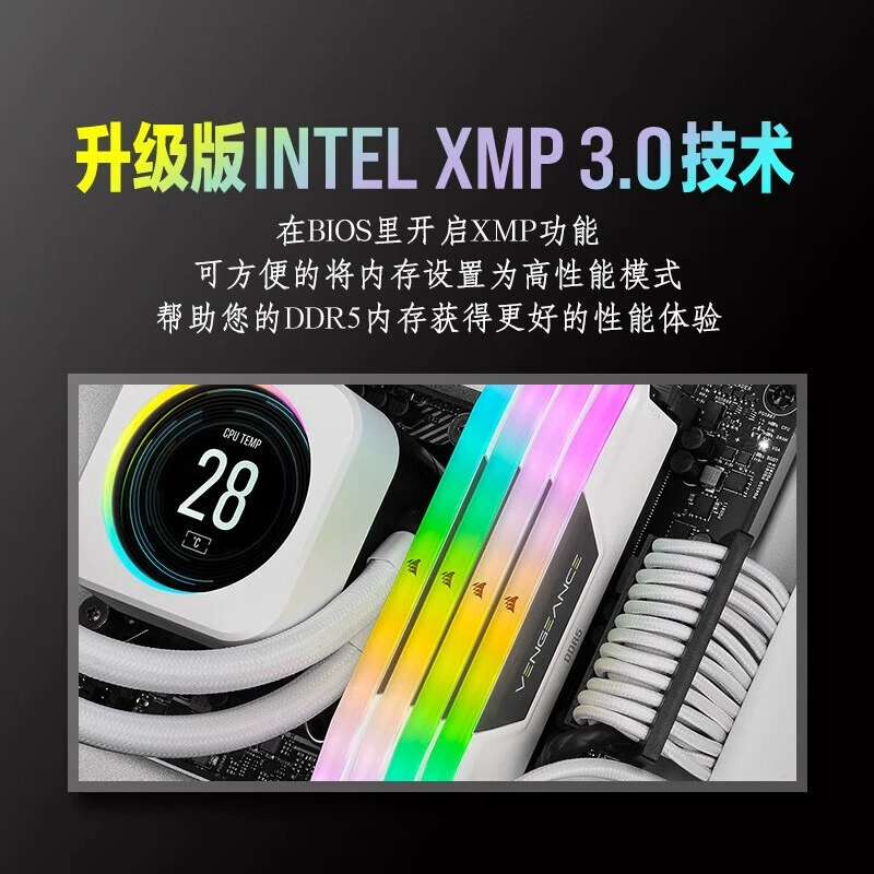 Корпорация Corsair The Avengers, оперативная память (RAM), белая подсветка, 32 ГБ