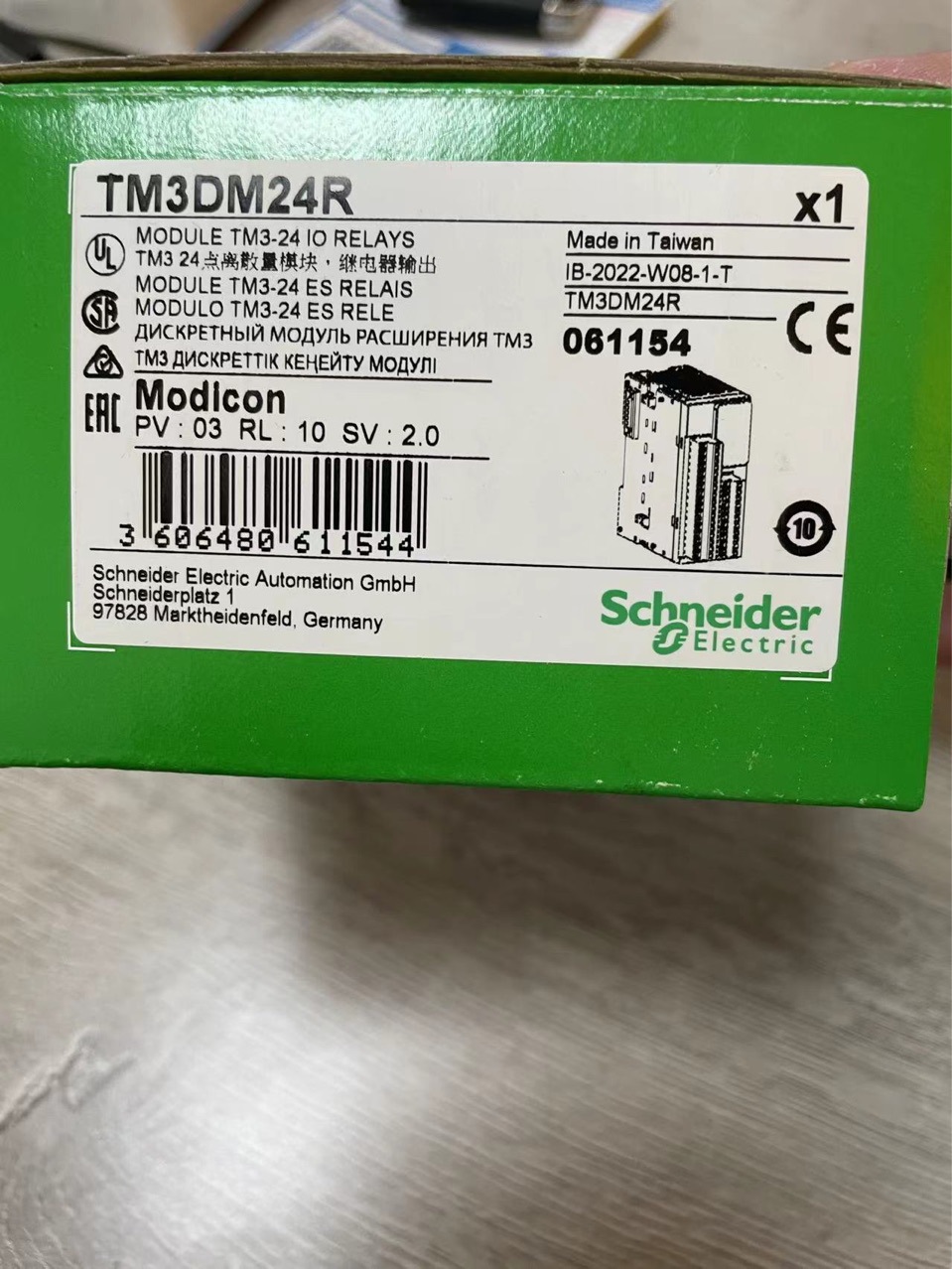 施耐德PLC控制CPU模块原装TM221CE40U TM221ME16R正品现货-阿里巴巴