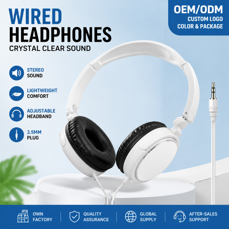 Manufacturer's Ready Stock Jty-71 Wired Headset Digital Keyboard Online Course Training Computer Universal Headset Cross-Border