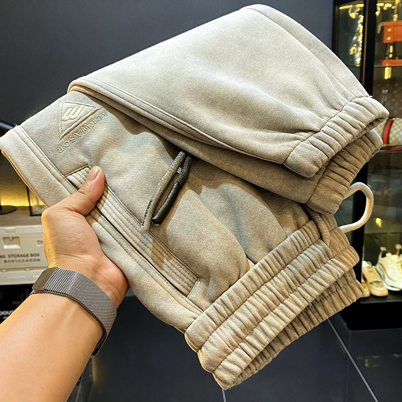 Осенние трендовые брюки для отдыха, oversize, свободный покрой