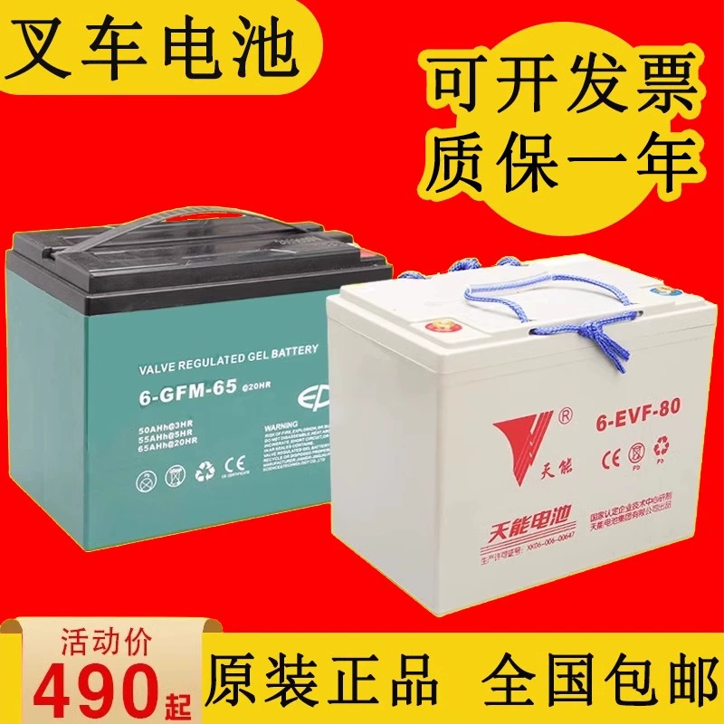 Zhongli Электрический вилочный погрузчик аккумулятор 12V маленький Кинг Конг Аксессуары аккумулятор 30A65A85A Tianeng аккумулятор подлинный