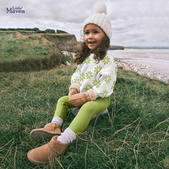 Little maven欧米の秋の女の子の服のスーツの新型の子供のファッションの子供服の長袖の子供服のスーツ